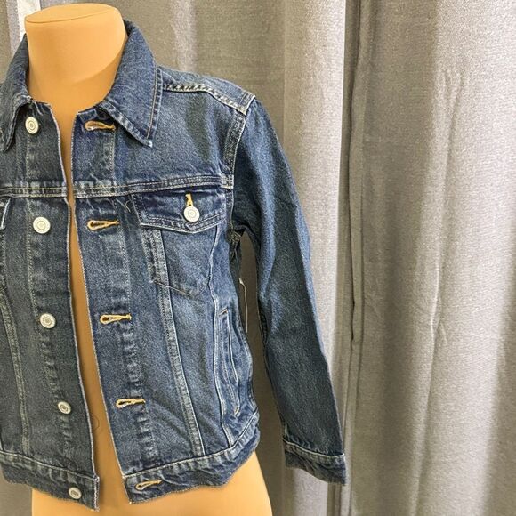 Classic Old Navy Blue Denim Kids Jacket - Picture 3 of 15